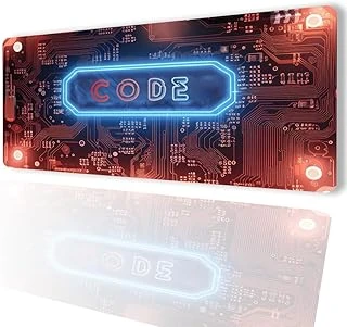 Sonictouch Ultragrand Code Devre Kartı Dikişsiz Xxl Masaüstü Klavye Mouse Pad 40X90Cm ürün görseli 1