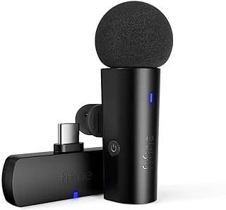 Fifine M6 Kablosuz Yaka Mikrofonu - Youtuber - - Android - Type C Bilgisayar ürün görseli 1