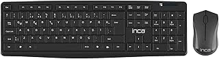 Inca Iws-538T Wireless Slim Dizayn Touch Q Klavye & Mouse Set,Yumuşak Yüzeyli Ergonomik Dizayn,Slim Tuş Tasarımı,Çalışma Mesafesi 10M,104 Tuş, Usb Alıcı ürün görseli 1