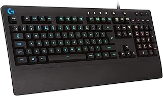 G G213 Rgb Kablolu Klavyesi, Lightsync Teknolojisi, Sıvı Dökülmesine Dayanıklı, Özel Medya Denetimleri, Türkçe Q Klavye, Siyah ürün görseli 1