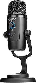 Boya Usb Kondansatörlü Mikrofon, By-Pm500 Usb Stüdyo Mikrofonu, Windows, Pc Için, Vokal, Akışı, Oyun, Konferans Çağrısı, Asmr, Podcast Video Kaydı Için Çıkarılabilir Stant ürün görseli 1