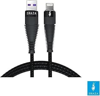 Shaza Iphone Lightning 5A 100 W Örgülü Hızlı Şarj Data Kablosu 1 Metre ürün görseli 1