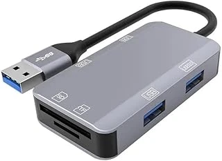 Apera Mt88 6In1 Usb 3.1 Çoklayıcı Sd Micro Sd Kart Okuyucu Metal Kasa ürün görseli 1
