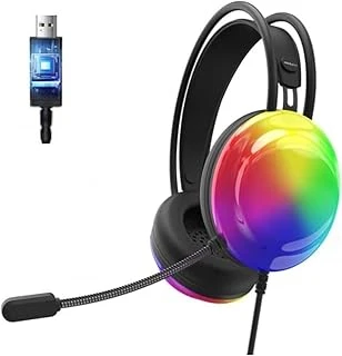 Thinkplus G30B Siyah Rgb Kulaklığı,Gaming,7.1 Surround,Işıklı,Kulak Üstü Kulaklık ürün görseli 1