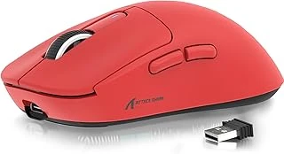 Attack Shark X3 Superlight Kablosuz Mouse – 49G Hafif Fare, 26000 Dpi Pixart Paw3395 Sensör, Bt/2.4G/Kablolu Üçlü Mod, 200 Saat Pil Ömrü, Ptfe Ayaklar, Pc/Xbox/Ps/Mac – Red ürün görseli 1