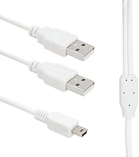 Parcbeny 8861 Usb 2Xerkek - Mi̇ni̇ Usb 5 Pi̇n (2.0V) 1.5 Metre V3 Kablo Usb 2 A Erkek -Mini Usb 5Pin Kablo ürün görseli 1