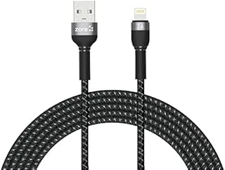 Zore Shira Serisi Lightning Usb Kablo Siyah ürün görseli 1