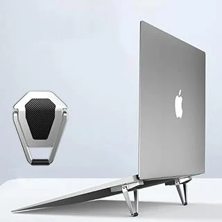 Coofbe Mini Laptop Standı Masaüstü Laptop Tutucu Laptop Standı Portatif Yapışkanlı Laptop Standı Set ürün görseli 1