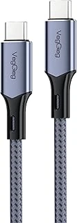 Veggieg 100W 5A E-Mark Çipli Pd Type-C To Type-C Hızlı Şarj Data Kablosu 1.2 Metre ürün görseli 1
