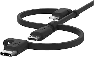Belkin Evrensel Kablo (3'Ü 1 Arada Usb-C, Lightning, Micro-Usb Şarj Kablosu) Akıllı Telefonları, Tabletleri, Güç Bankalarını Daha Fazlasını Şarj Edin (3,3 Ft/1 M) ürün görseli 1