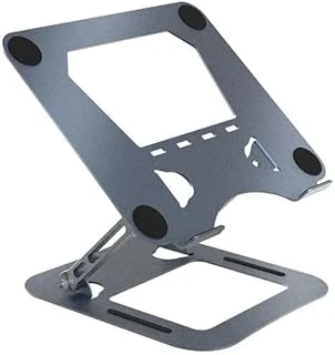 Daytona Dyt-815 Metal Ergonomik Macbook Uyumlu Katlanabilir Laptop Standı (Koyu Gri) ürün görseli 1