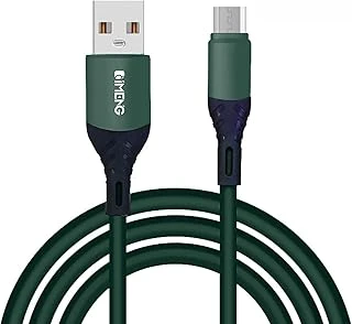 İmeng 6A 100W Usb A To Micro Data Hızlı Şarj Kablosu 1 Metre Yeşil ürün görseli 1