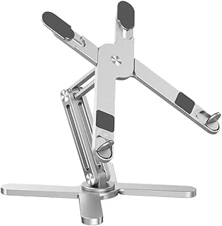 Frisby 3 Eksenli Yüksekliği Ayarlanan Alüminyum Ergonomik Laptop Standı, Laptop Yükseltici 15.6" ürün görseli 1