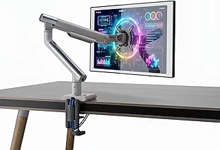 Npo Std49012Uw 17"-32" Slim Alüminyum Monitör Kolu, 2Xusb Portlu Amortisörlü Vesa Tutucu, Ergonomik 360 Pivot (9Kg) ürün görseli 1