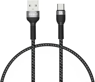 Zore Shira Serisi Type-C Usb Kablo 30Cm Siyah ürün görseli 1