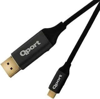 Qport Q Thd Type C To Display Port 4K 60Hz 2 Metre Kablo ürün görseli 1