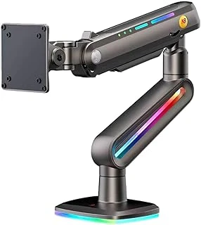 Nb North Bayou F6 1 Adet Monitör Takılabilen, 32" - 60" Uyumlu, Rgb Aydınlatma, Kablo Kanallı, 2-20 Kg Destekli, 360° Dönebilen, Masa Monte, Tuv Sertifikalı, Profesyonel Monitör Standı ürün görseli 1