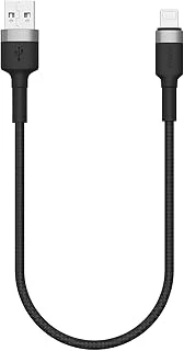 X-Level Xcc8699 X-Sharkmini Usb-A To Lightning Hızlı Şarj Data Kablosu 30Cm 3A 27W Qc 3.0 Pd Destekli 480 Mbps Veri Aktarım Örgü Hasır Alüminyum Uç Dayanıklı Kısa Şarj Kablosu | Xcc8699 ürün görseli 1