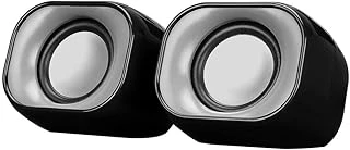 Dhs-2111 2.0 Mini Taşınabilir Multimedya Speaker Hoparlör, Siyah ürün görseli 1