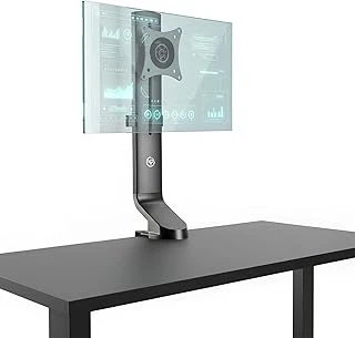 Npo Std2101B 17"-32" Ergonomik Yükseklik Ayarlı Tek Monitör Standı, 8Kg Taşıma Kapasitesi, Vesa, 360° Pivot (Dikey Kullanım), Kablo Yönetimli ürün görseli 1