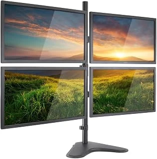 Ergoflex Ef44 Steel 2-8 Kg Quad Ekran Asansörlü 13-27Inch Desktop Monitör Standı, Siyah ürün görseli 1