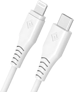 Novoo Omars Type-C Iphone Lightning Hızlı Şarj Kablosu Beyaz 1.2 Metre ürün görseli 1