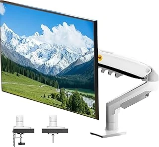 Nb North Bayou Monitör Masası Montaj Standı Tam Hareketli Döner Monitör Kolu Yaylı 17-30''Monitörler Için (2 Kg - 9 Kg Arasında) Bilgisayar Monitör Standı F80 (Beyaz) ürün görseli 1