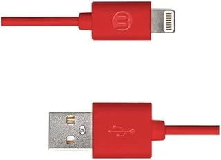 Mojue 3Dk34 Lightning Şarj Kablosu, 1 Metre,Kırmızı ürün görseli 1