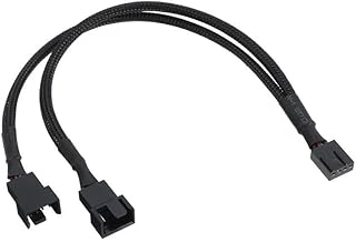 Lunatic 5353 Fan Çoklayıcı 2 Port Y Pwm 4 Pin Splitter Çoklayıcı Switch Örgülü Kablosu (5353-2'Li Port) ürün görseli 1