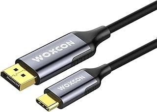 Usb-C To Display Port Cable, Dp1.4, Usb 3.2 Standart, 8K 30Hz, 4K 120Hz Desteği, Thunderbolt 4, Thunderbolt 3, 2 Metre, Yeni Model ürün görseli 1