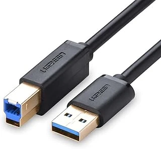 Ugreen Usb-A 3.0 & Usb-B 3.0 Yazıcı Kablosu, 1 Metre, Siyah ürün görseli 1