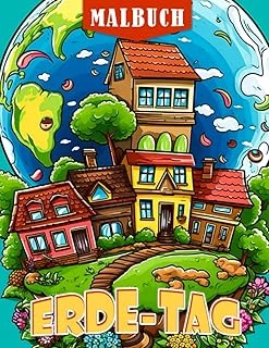 Erde-Tag Malbuch: Schütze Unseren Planeten Mit Diesem Atemberaubenden Malbuch Mit Über 30 Seiten - Das Perfekte Geschenk Für Jede Gelegenheit. ürün görseli 1