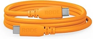 Røde Sc27 Superspeed Usb-C - Usb-C Kablosu, 5Gbps 60W Güç Kaynağına Kadar Hızlı Veri Aktarımı Için (2M, Turuncu) ürün görseli 1