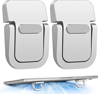 Mini Dizüstü Bilgisayar Standı, Taşınabilir Dizüstü Bilgisayar Standı, Havalandırmalı Soğutmalı Katlanabilir Hafif Ergonomik Yükseltici, Şık Bilgisayar Dizüstü Bilgisayar Tutucu Klavyelere ürün görseli 1