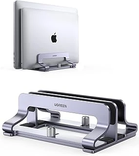 Ugreen Masa Için Dikey Dizüstü Bilgisayar Standı Çift Yuvalı Dizüstü Bilgisayar Standı Tutucu Ayarlanabilir Dock Alüminyum Masaüstü Standı Macbook Air Pro, Surface Laptop 4, Gram 17 Ile ürün görseli 1