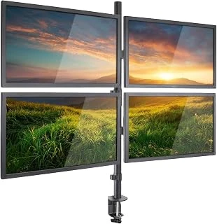 Ergoflex Ef54 Steel 2-8 Kg Quad Ekran Asansörlü 13-27Inch Monitör Standı, Siyah ürün görseli 1