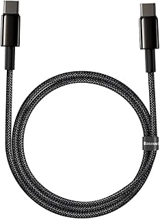Tungsten Gold Hızlı Şarj Kablosu Type-C To Type-C 100W, 1M, Siyah ürün görseli 1