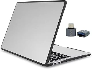 Mcstorey Macbook Air 13.3 Uyumlu Shockproof Rugged Hard Case Tpu Bumper Anti-Fingerprint Drop Protection Cover A2337 M1 A2179 A1932 Şeffaf ürün görseli 1