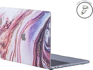 Mcstorey Macbook 13 İnç M1 M2 Kılıf A2338 Uyumlu | Mermer Desenli Sert Koruyucu Kapak Hard Case | A1706 A1708 A1989 A2159 A2251 A2289 Laptop Kılıfı Karışık ürün görseli 1