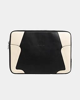 13-14 Inç Laptop Kılıfı, Siyah Bej, Su Dayanıklı, İnce Hafif Tasarım, 35 X 25 X 2.5 Cm (Siyah-Bej) ürün görseli 1