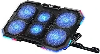 Classone Mila Serisi M6 R-Type 15-17 Inch Uyumlu 2200 Rpm, Rgb Işıklı, 6 Fan, Telefon Stand, 2 Usb Notebook Soğutucu Stand ürün görseli 1