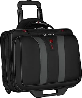Wenger 600659 Granada 17 Inç Bisiklet Dizüstü Bilgisayar Çantası, Dolgulu Dizüstü Bilgisayar Bölmesi, Siyah/Gri Gözlü (24 Litre) ürün görseli 1