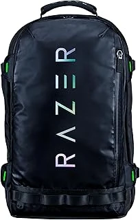 Rogue V3 Sırt Çantası (17,3") - Kompakt Seyahat Çantası (15 Inç'E Kadar Dizüstü Bilgisayar Bölmesi, Aşınmaya Dayanıklı, Polyester Dış Kılıf) Siyah/Krom ürün görseli 1