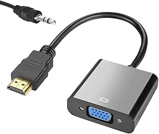 Hdmi To Vga Çevirici Adaptör Ses Çıkışlı, Aparat Hdmi Çıkışlı Bilgisayarların Görüntüsünü Vga Girişli Monitör, Projeksiyon Vb Görüntü Cihaza Aktarır, ürün görseli 1