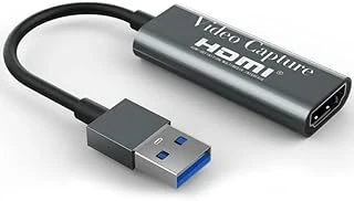 Coverzone 4K Usb 3.0 Video Capture Görüntü Yakalama Adaptörü Usb 4K 1080P Akış Öğretim Video Konferans Veya Yayın Için Oyun Yakalama Kartı (Hdmi Aktarma Için Kullanılmaz) ürün görseli 1