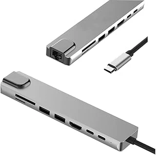 Daytona Cf10 Macbook Uyumlu Type-C™ To 4K Hdmi 2* Type-C 2* Usb 3.0 Ethernet Lan 2* Sd 8In1 Çevirici Hub Adaptör ürün görseli 1