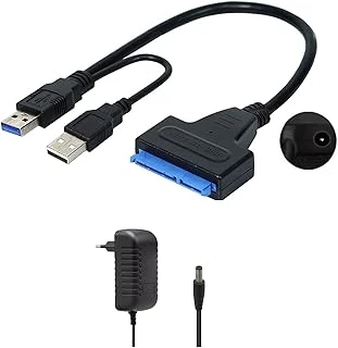 Usb 3.0 2.5 3.5 İnç Sata Ssd Hdd Hard Disk Çevirici Dönüştürücü + Adaptör ürün görseli 1