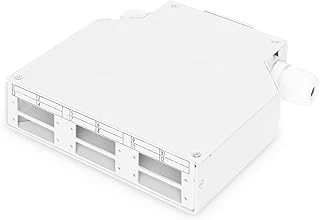 Digitus Lwl Ekleme Kutusu - Şapka Ray Montajı - 6 Port - Sc Dubleks Bağlantılar Için - Metal Gövde ürün görseli 1