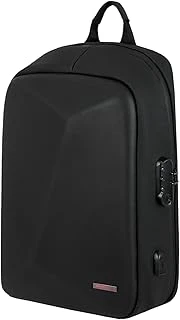 Coverzone Eva Sert Kabuk Motosiklet Sırt Çantası, Siyah, Usb Girişli, Şifreli Kilitli, Notebook Tablet Bölmeli, Gizli Arka Cepli, Çok Fonksiyonlu ürün görseli 1