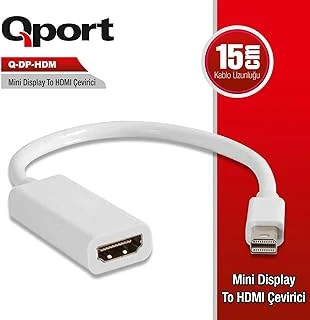 Qport Q-Dp-Hdm Mini Dışplay Porttan Hdmi A Çevirici ürün görseli 1